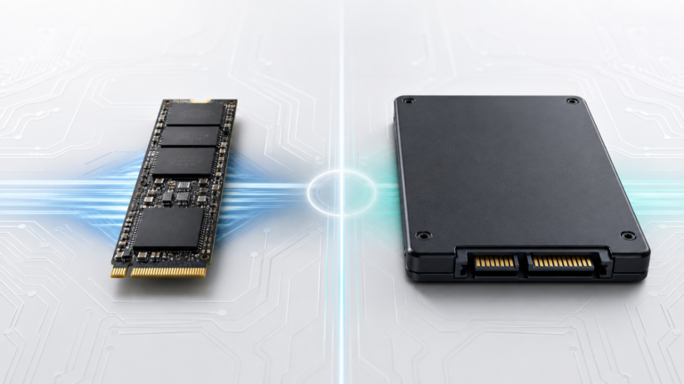 تفاوت SSD نوع NVMe و SATA؛ کدام گزینه مناسب شماست؟
